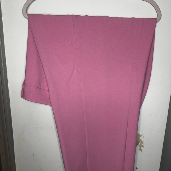 ELOQUII STRAIGHT LEG ANKLE PANT PINK - Picture 6 of 7